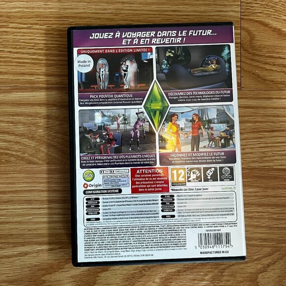 The Sims 3 Expansion Pack FRENCH "En Route Vers Le Future" for PC DVD Mac - Picture 2 of 6